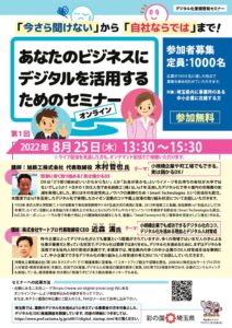 デジタル化意識啓発セミナーチラシのサムネイル